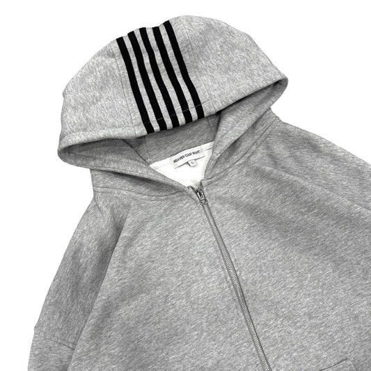 SPIKE HOODIE (GREY/WHITE)