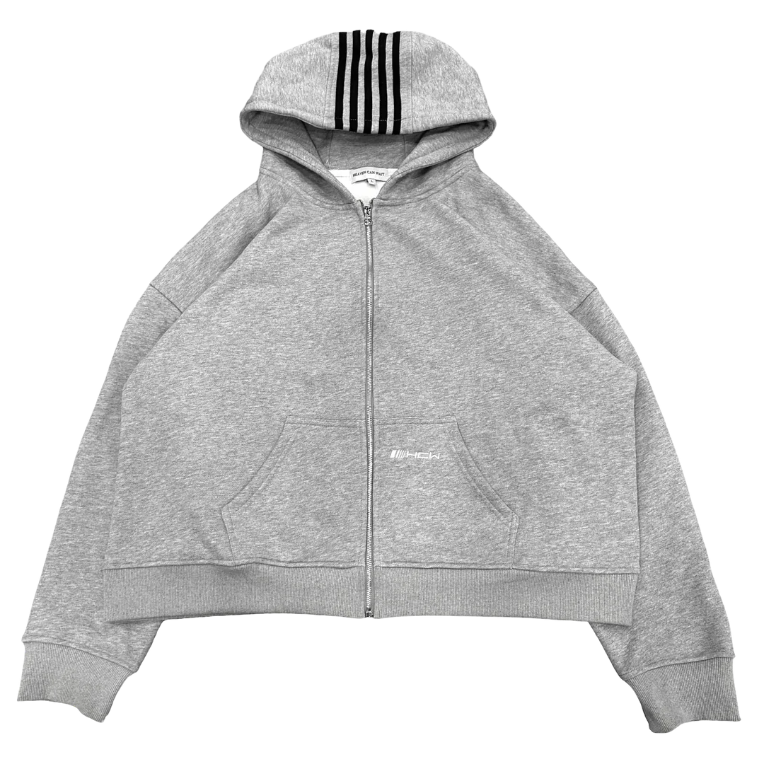 SPIKE HOODIE (GREY/WHITE)