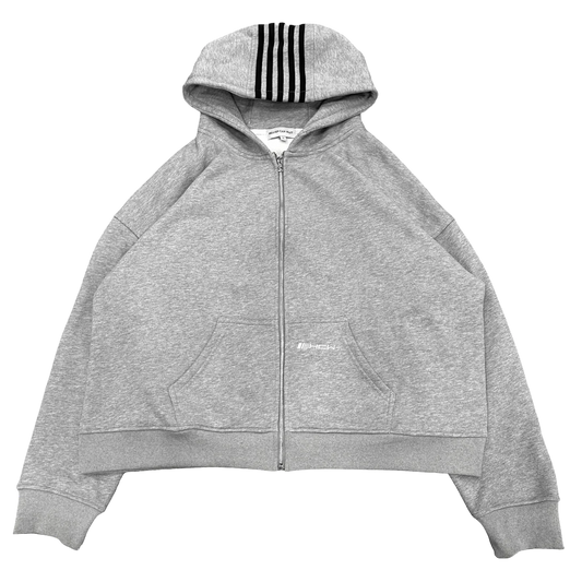 SPIKE HOODIE (GREY/WHITE)